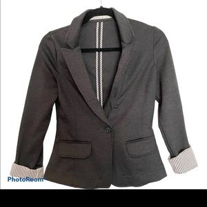 Mosaic & Co Womens Size S Grey Blazer
